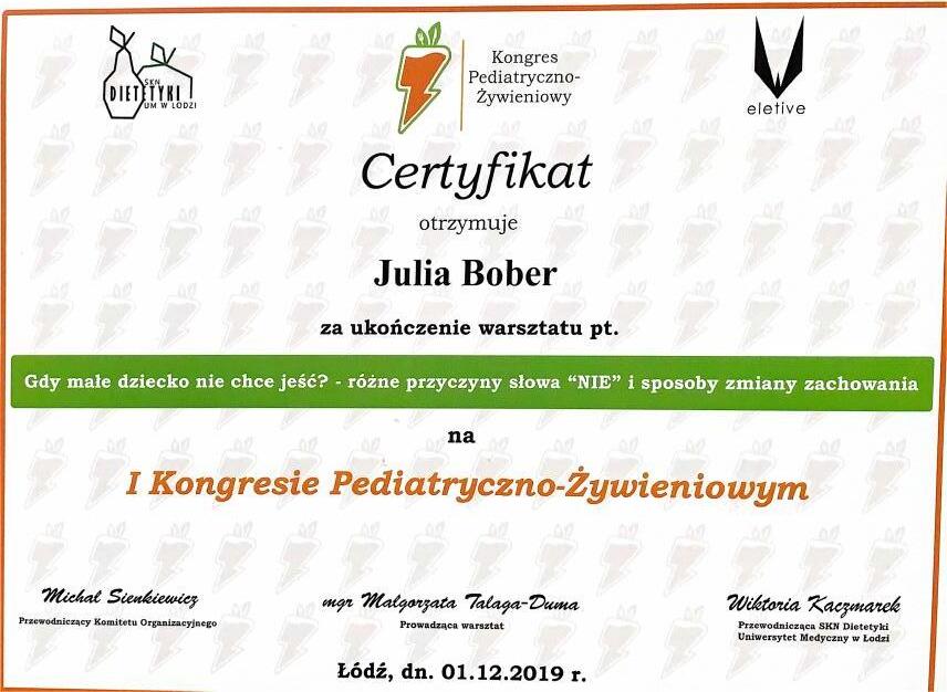 Certyfikat / Certificate 2