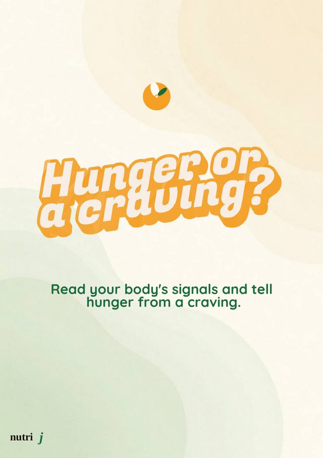 Hunger or a craving? - NutriJ